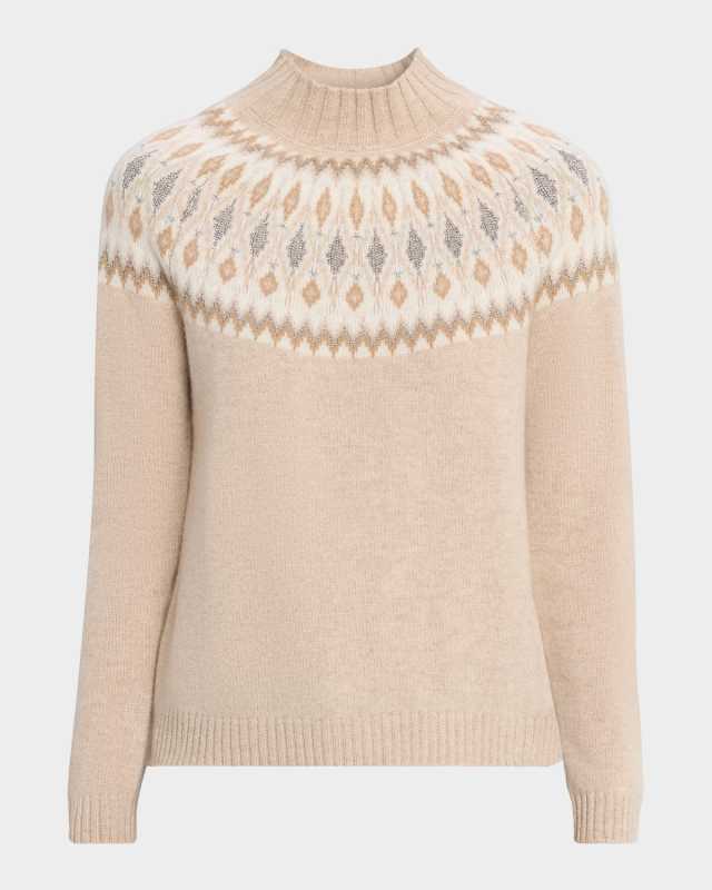 Cashmere Diamond Fair Isle Sweat